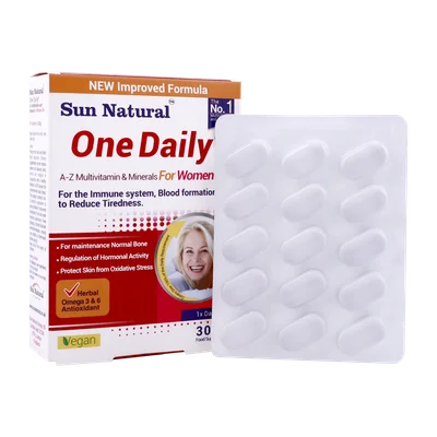 تصویر قرص وان دیلی بانوان بالای 50 سال سان نچرال