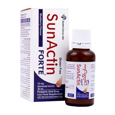 تصویر قطره آهن سان اکتین فورت ایده دارو طب