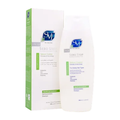 تصویر شامپو موهای چرب سبو استاپ اس وی آی