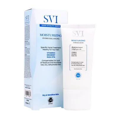 تصویر کرم مرطوب کننده پوست خشک و حساس اس وی آی