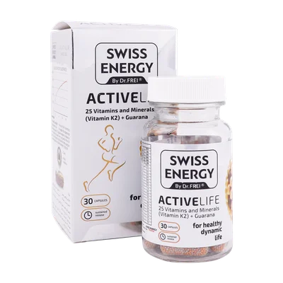 تصویر کپسول اکتیو لایف سوئیس انرژی