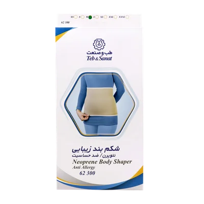 تصویر شکم بند زیبایی نئوپرن طب و صنعت کد 62300