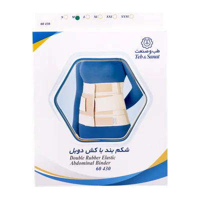 تصویر شکم بند با کش دوبل طب و صنعت کد 60430