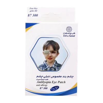 تصویر چشم بند تنبلی چشم طب و صنعت تک سایز 87300