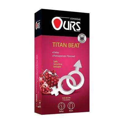 تصویر کاندوم تاخیری انار Titan Beat اورز 12 عددی