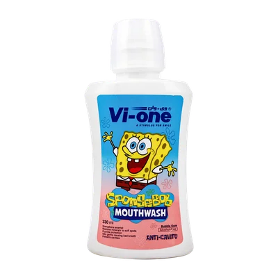 تصویر دهانشویه کودک وی وان طرح باب اسفنجی  