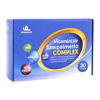 تصویر کپسول ساوپالمتو کمپلکس ویتامین لایف