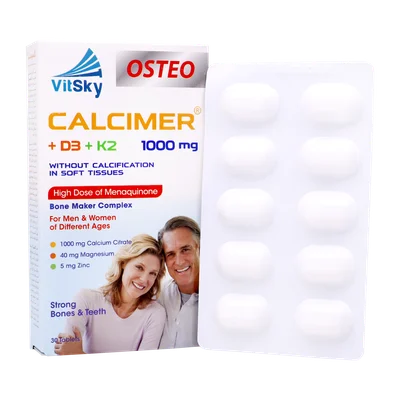 تصویر قرص کلسیمر ویت اسکای 30 عددی