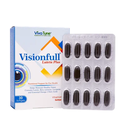 تصویر کپسول ویژن فول لوتئین پلاس ویواتیون