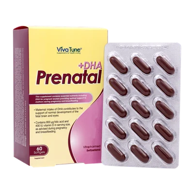 تصویر کپسول پریناتال پلاس دی اچ ای ویواتیون