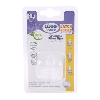 تصویر سر شیشه سیلیکونی ارتودنسی از بدو تولد وی کر کد N508