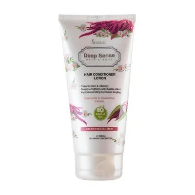 تصویر لوسیون نرم کننده موهای رنگ شده دیپ سنس