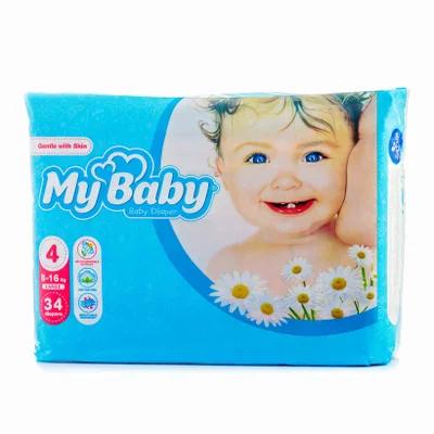 تصویر پوشک کامل بچه سایز 4 مای بیبی 34 عددی