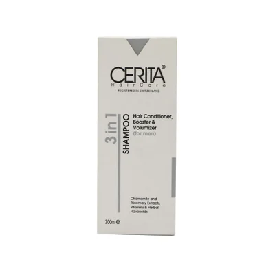 تصویر شامپو 3 در 1 نرم کننده حجم دهنده و تقویت کننده مو آقایان سریتا