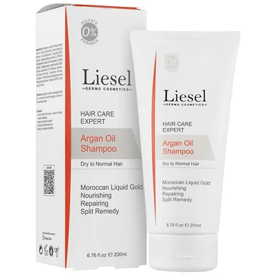 تصویر شامپو روغن آرگان موی خشک لایسل