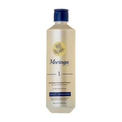 تصویر شامپو پوست سر چرب و موهای خشک ۱ مورینگا