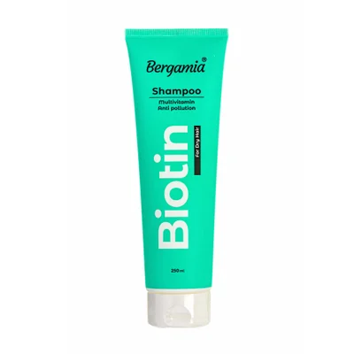 تصویر شامپو مولتی ویتامین و ضدآلودگی موهای خشک برگامیا