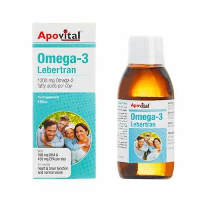 تصویر شربت امگا 3 لبرترن آپوویتال