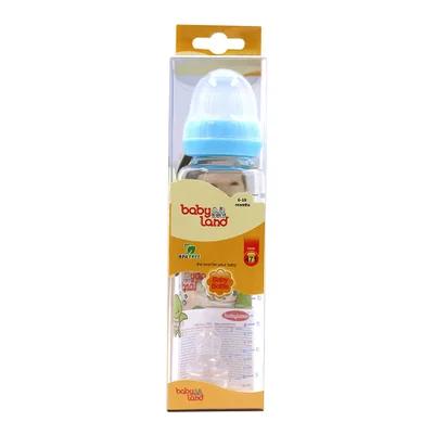 تصویر شیشه شیر بیبی لند کد 471 پیرکس ارتودنسی 6 تا 18 ماهگی