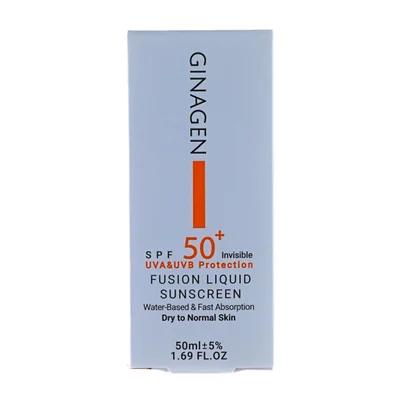 تصویر ضد آفتاب پوست خشک و نرمال SPF50 ژیناژن