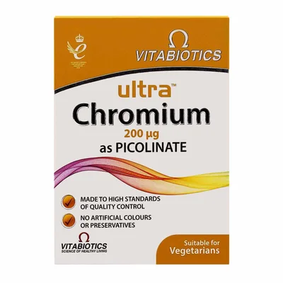 تصویر قرص اولترا کروم 200 میکروگرم ویتابیوتیکس