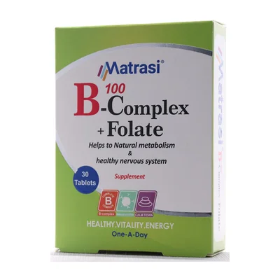 تصویر قرص ب کمپلکس و فولات ماتراسی