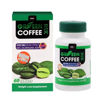 تصویر قرص قهوه سبز بی اس کی