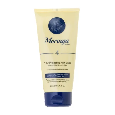 تصویر ماسک موهای رنگ شده و دکلره ۴ مورینگا