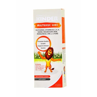 تصویر شربت مولتی کد فیشر کیندر