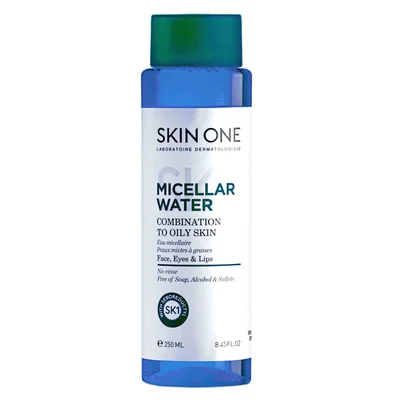 تصویر میسلار واتر پوست چرب و مختلط اسکین وان