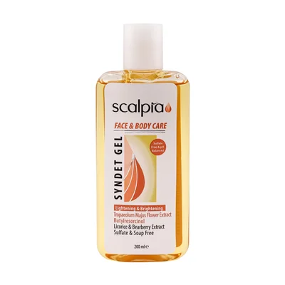 تصویر ژل روشن کننده غیر صابونی صورت و بدن اسکالپیا