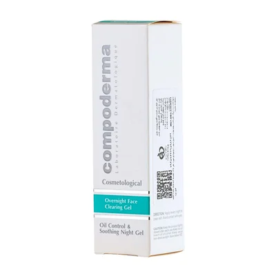 تصویر ژل آنتی آکنه شب پوست چرب کامپودرما