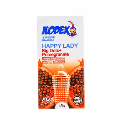 تصویر کاندوم خاردار هپی لیدی کدکس 10 عددی