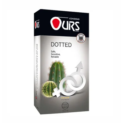 تصویر کاندوم خاردار اورز مدل Dotted بسته 12 عددی