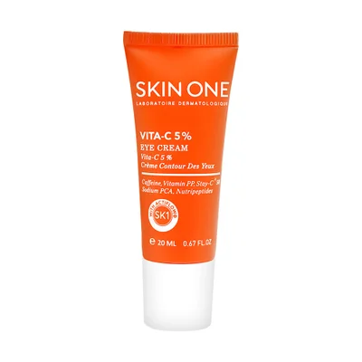 تصویر کرم دور چشم ویتامین سی 5 درصد اسکین وان