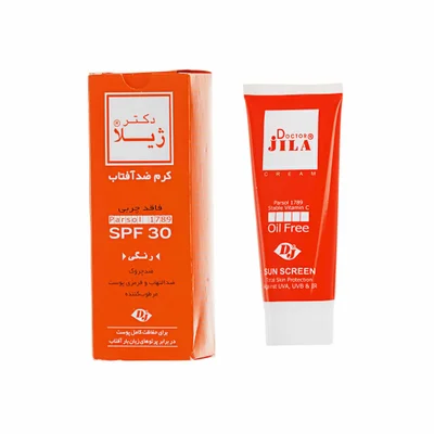 تصویر ضد آفتاب فاقد چربی SPF30 دکتر ژیلا