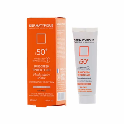 تصویر فلوئید ضد آفتاب پوست چرب SPF50 درماتیپیک
