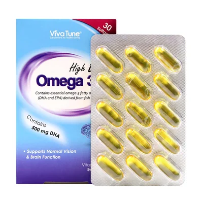 تصویر کپسول امگا 3 دی اچ ای بالا ویواتیون