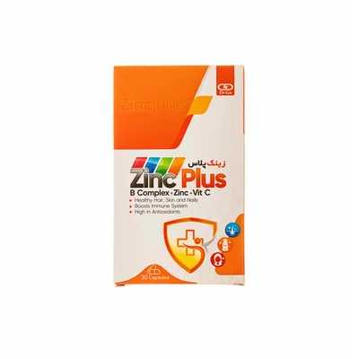 تصویر کپسول زینک پلاس ب کمپلکس و ویتامین سی دکتر گیل